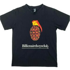 Billionaire Boys Club Grenade Shirt Size US XS/S Japan M Black Crew Tee *RARE